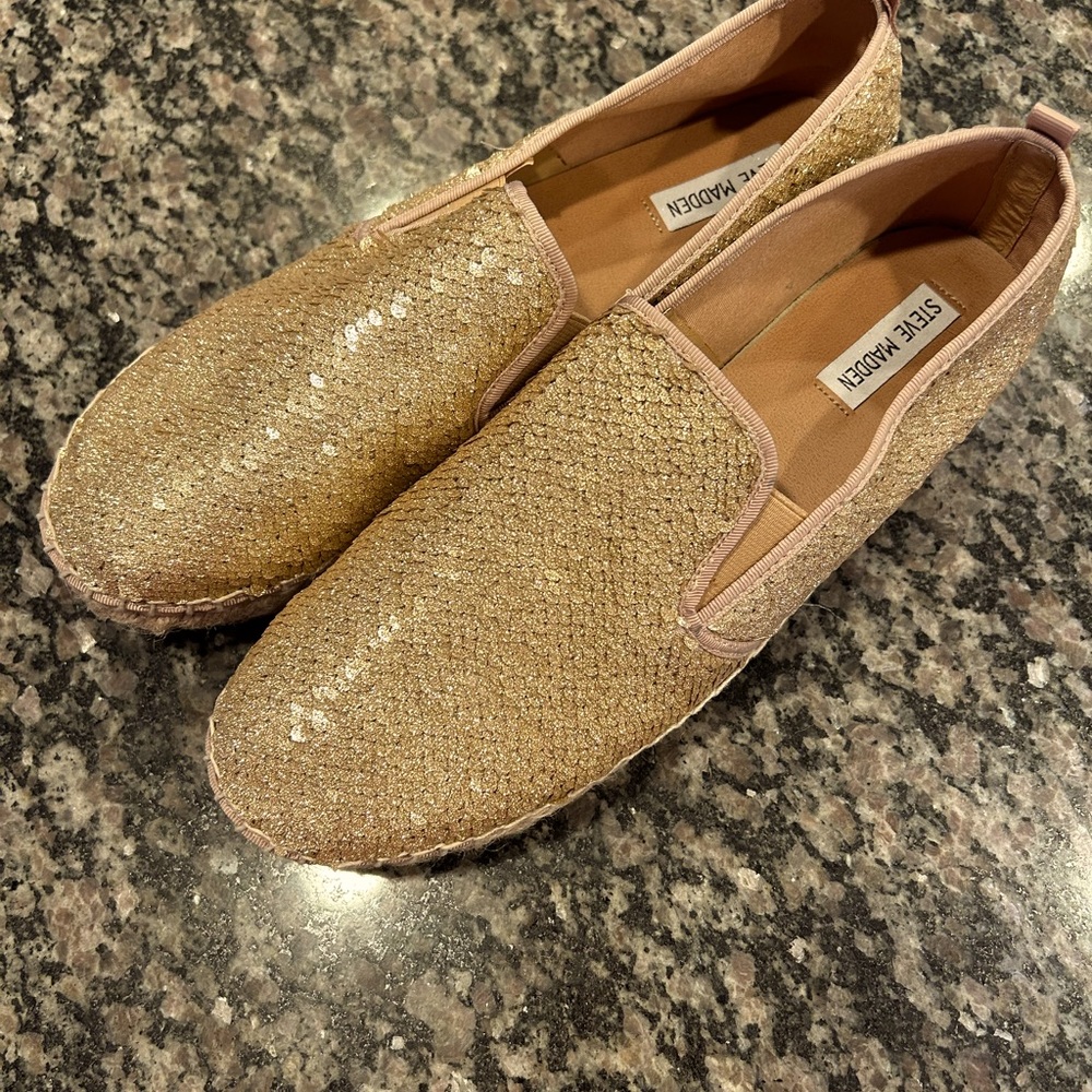 Steve Madden Sparkle Espadrilles size 11